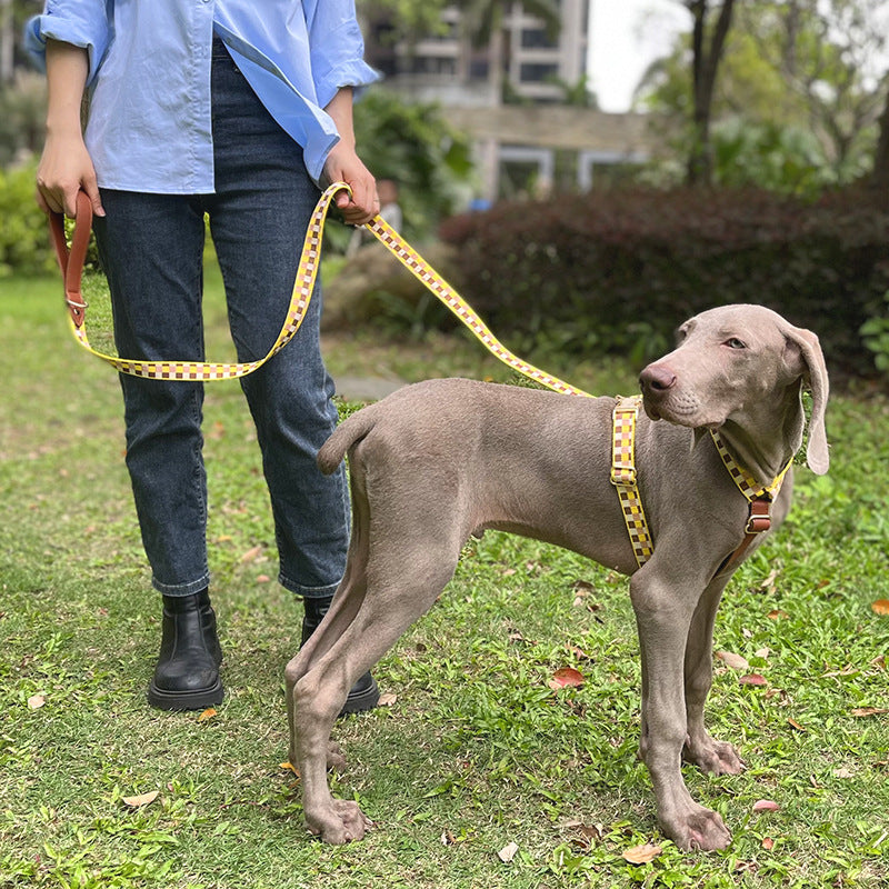 Discover the Perfect Fit for Your Pet with the I-shaped Pet Chest Harness Traction Rope