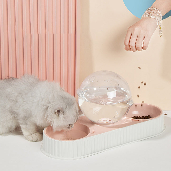 Keep Your Pets Happy and Hydrated with Our Automatic Pet Feeder and Water Bowl