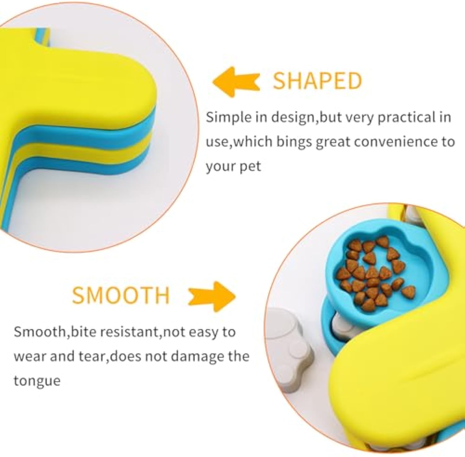 Interactive Pet Puzzle Feeder Toy Slow Feeding IQ Training