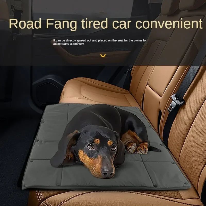 Portable Pet Travel Bed 3 In 1 Carrier Mat And Cushion Foldable Kennel