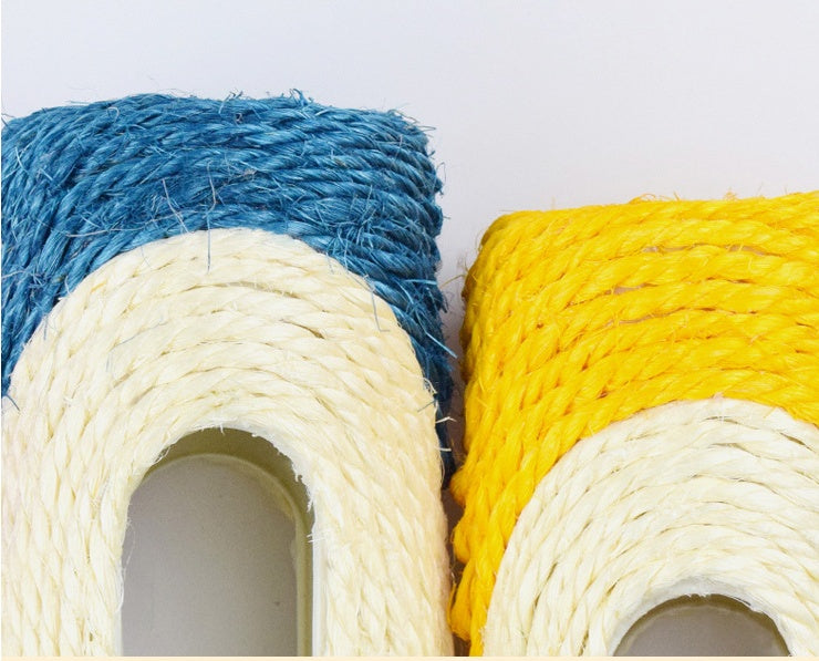 Pet Long Sisal Drum Scratching Toy Set
