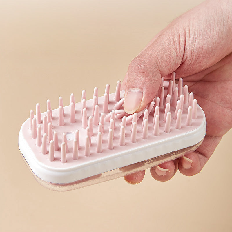 Silicone Pet Bath Brush For Massage And Deep Cleaning Care