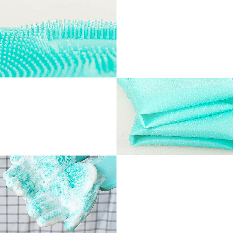 Silicone Pet Grooming Glove Brush For Bath And Massage Care