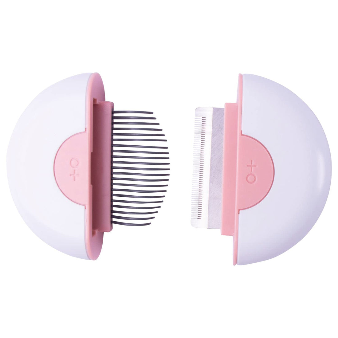 Steel Pet Grooming Comb For Mat Removal And Shedding Control