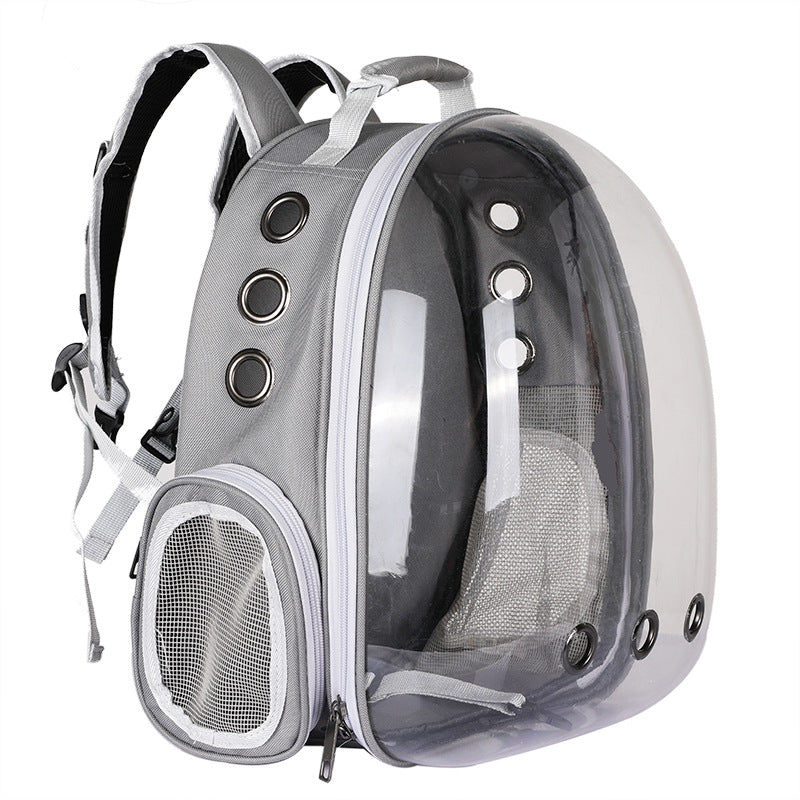 Portable Pet Backpack Carrier Bubble Space Capsule Design Rucksack
