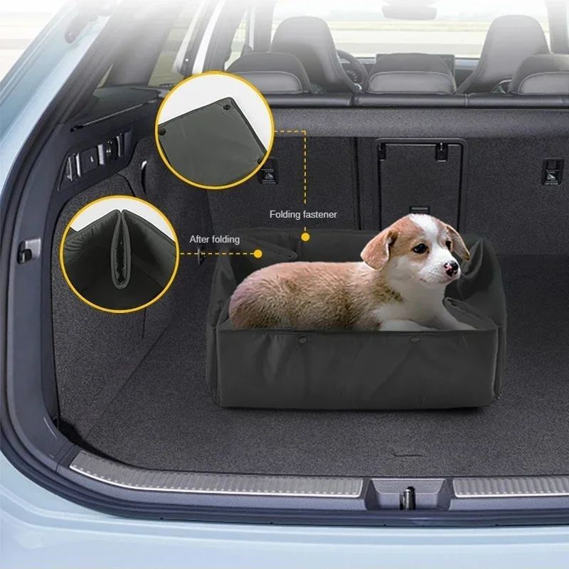 Portable Pet Travel Bed 3 In 1 Carrier Mat And Cushion Foldable Kennel