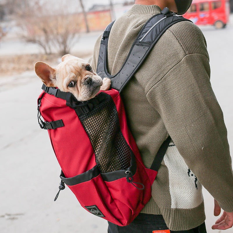 Pet Double Shoulder Travel Carrier Backpack For Pets