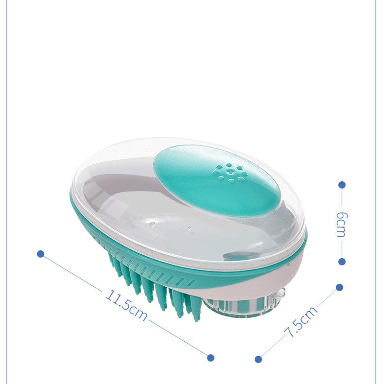 Pet Massage Bath Brush Hair Removal Cleaning Tool