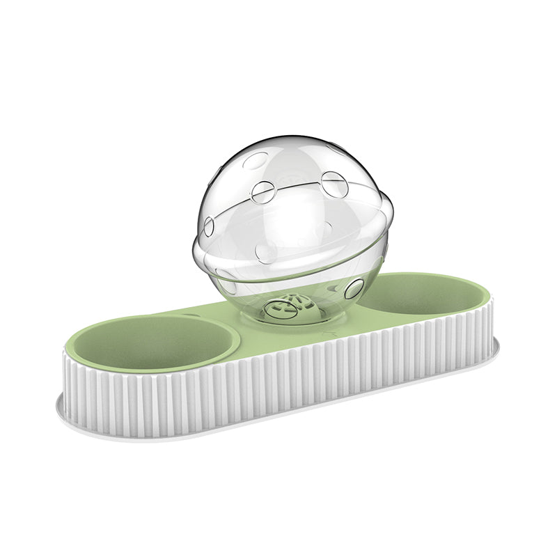 Automatic Pet Feeder And Water Bowl For Continuous Feeding And Hydration