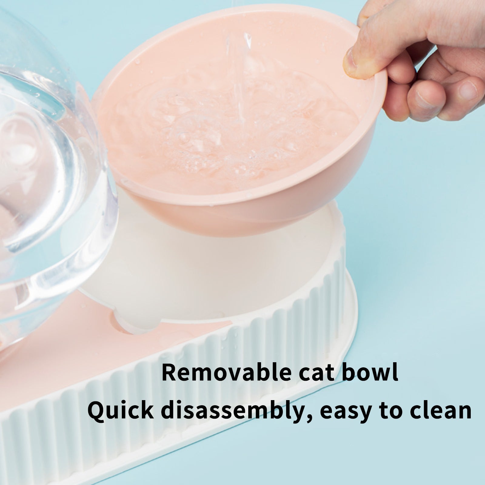 Automatic Pet Feeder And Water Bowl For Continuous Feeding And Hydration