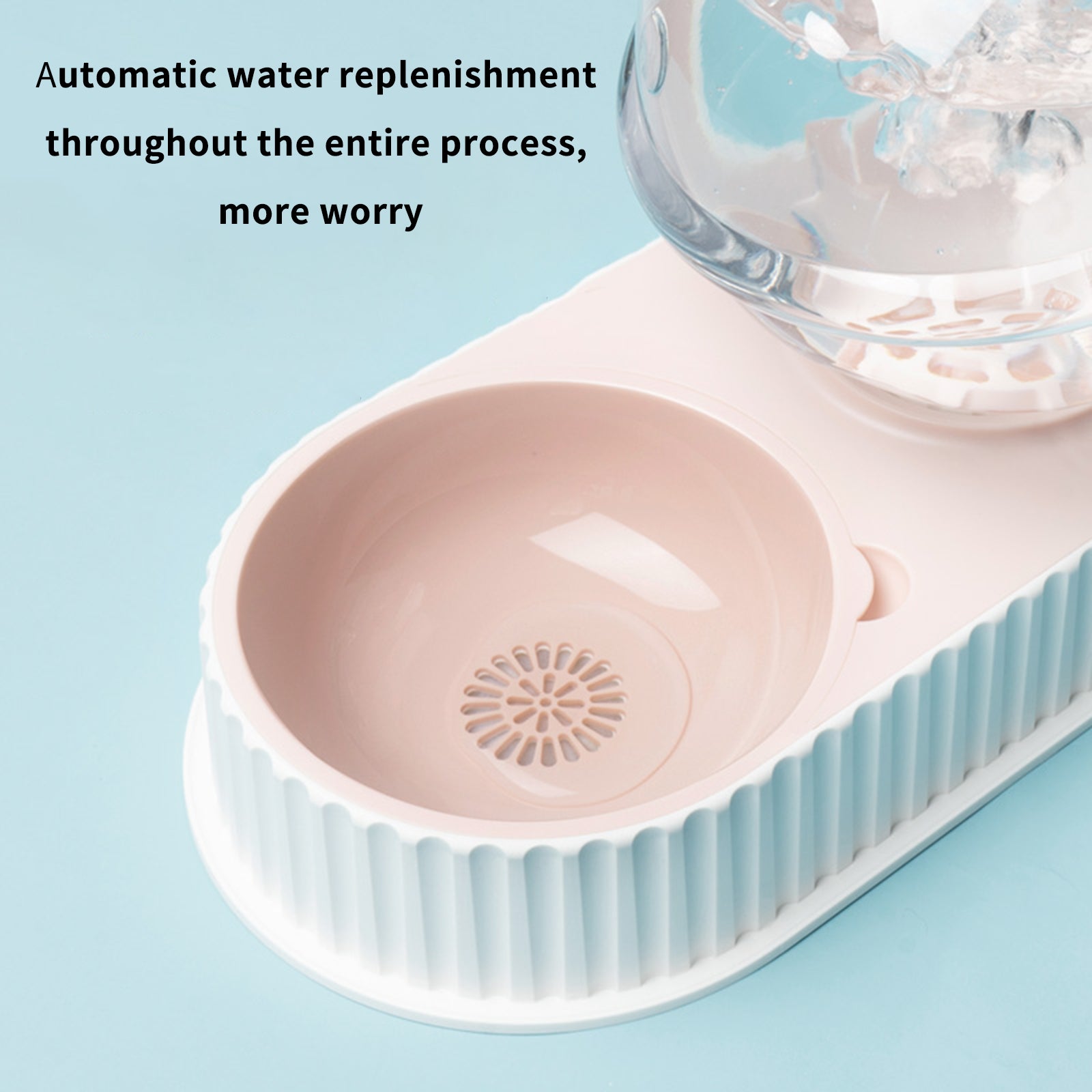 Automatic Pet Feeder And Water Bowl For Continuous Feeding And Hydration