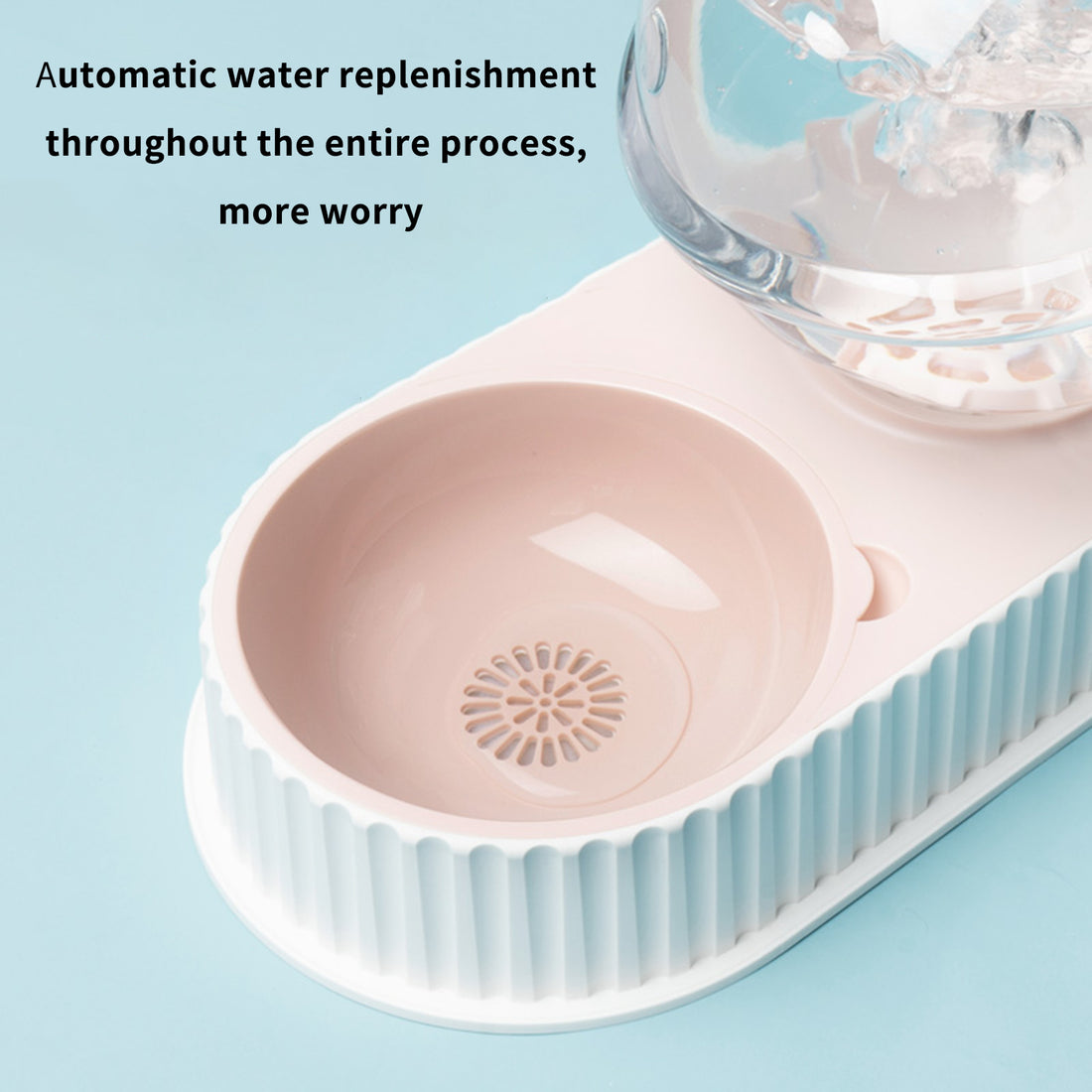Automatic Pet Feeder And Water Bowl For Continuous Feeding And Hydration
