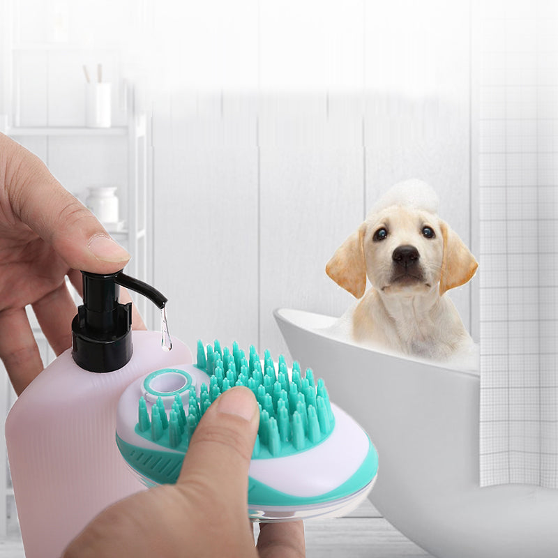 Pet Massage Bath Brush Hair Removal Cleaning Tool