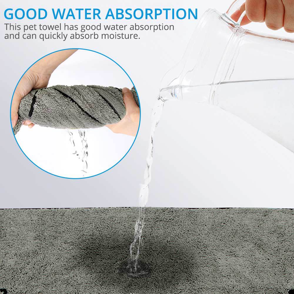 Super Absorbent Pet Bathrobe Towel For Quick Drying Comfort