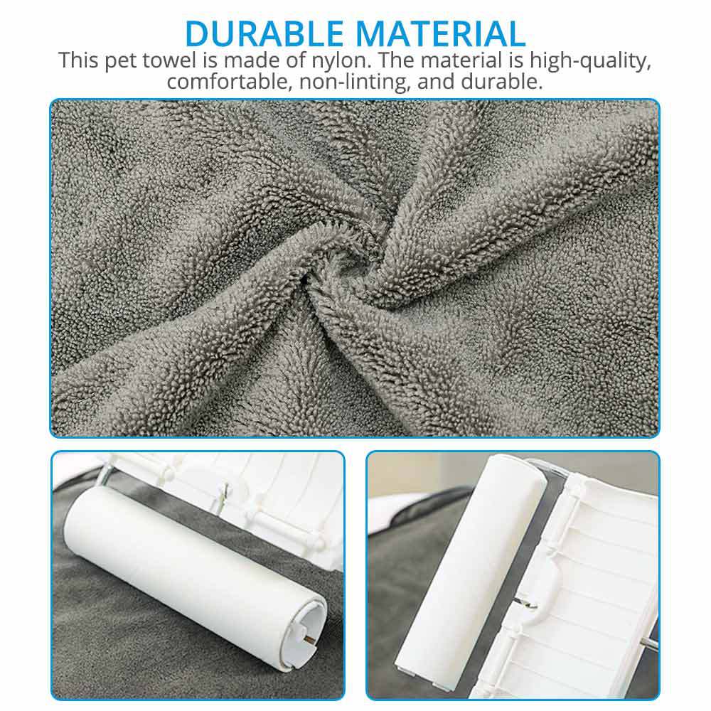 Super Absorbent Pet Bathrobe Towel For Quick Drying Comfort