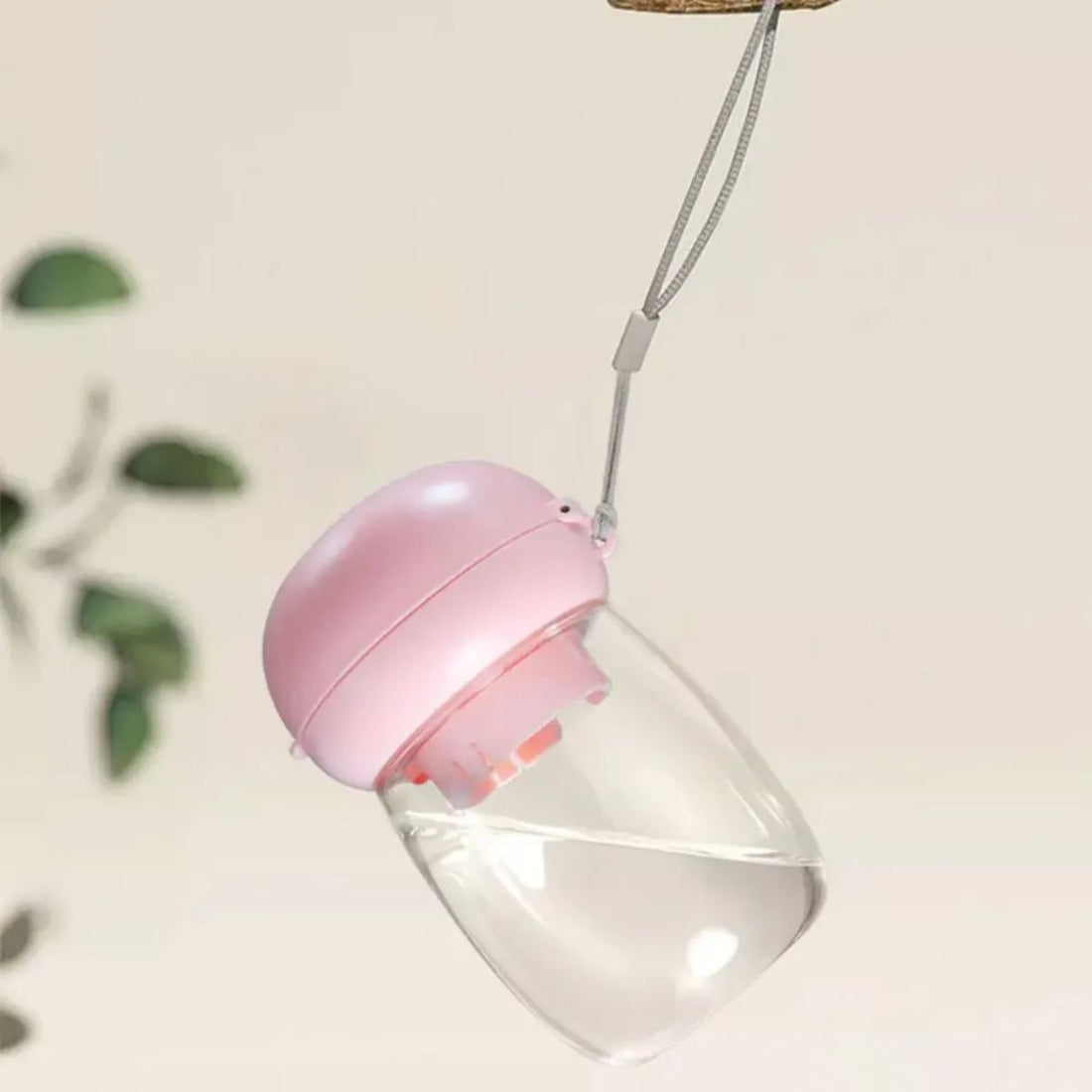 Portable Pet Water Bottle With Feeding Bowl For Outdoor Travel