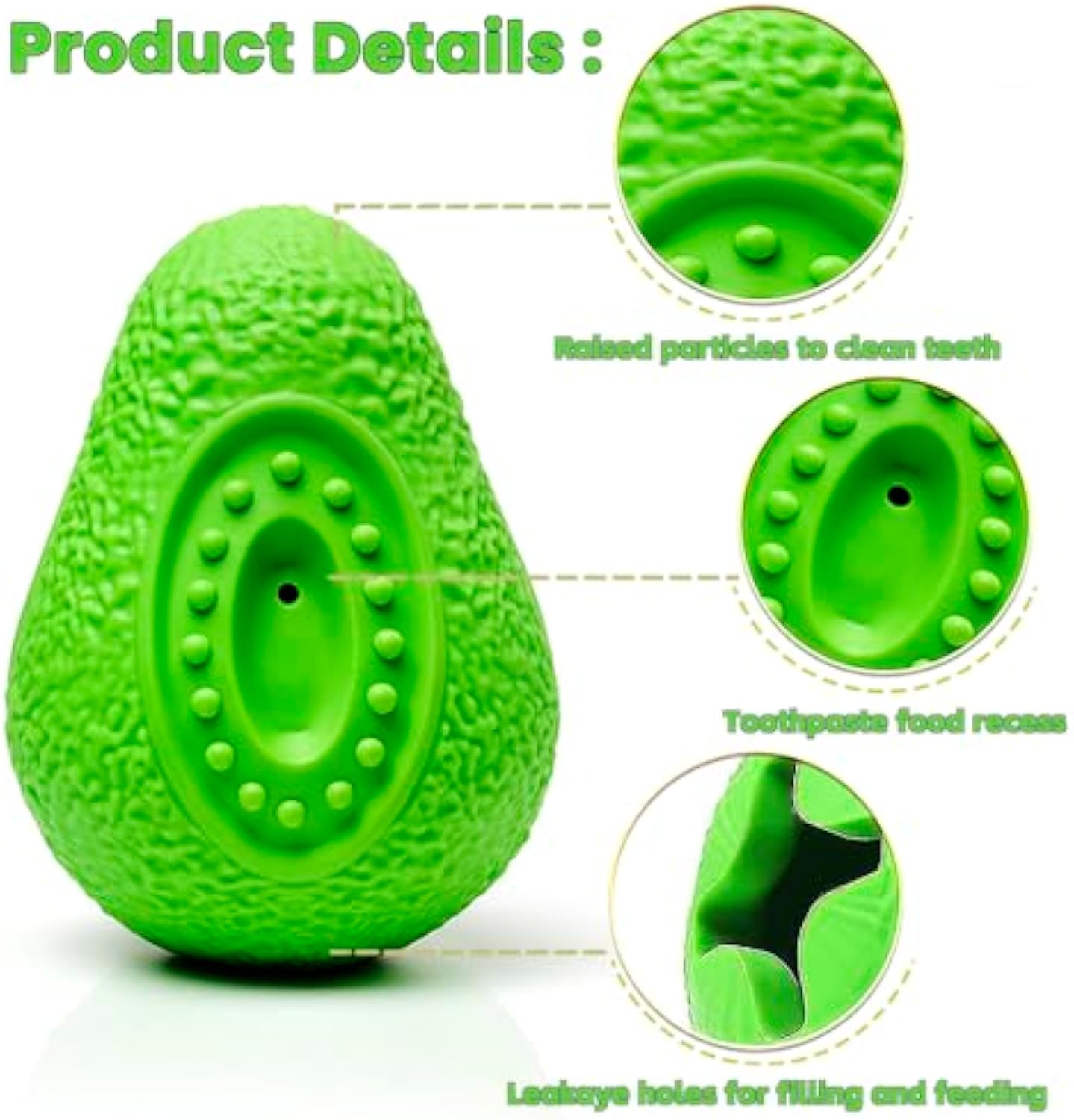 Durable Indestructible Rubber Chew Toy For Pets