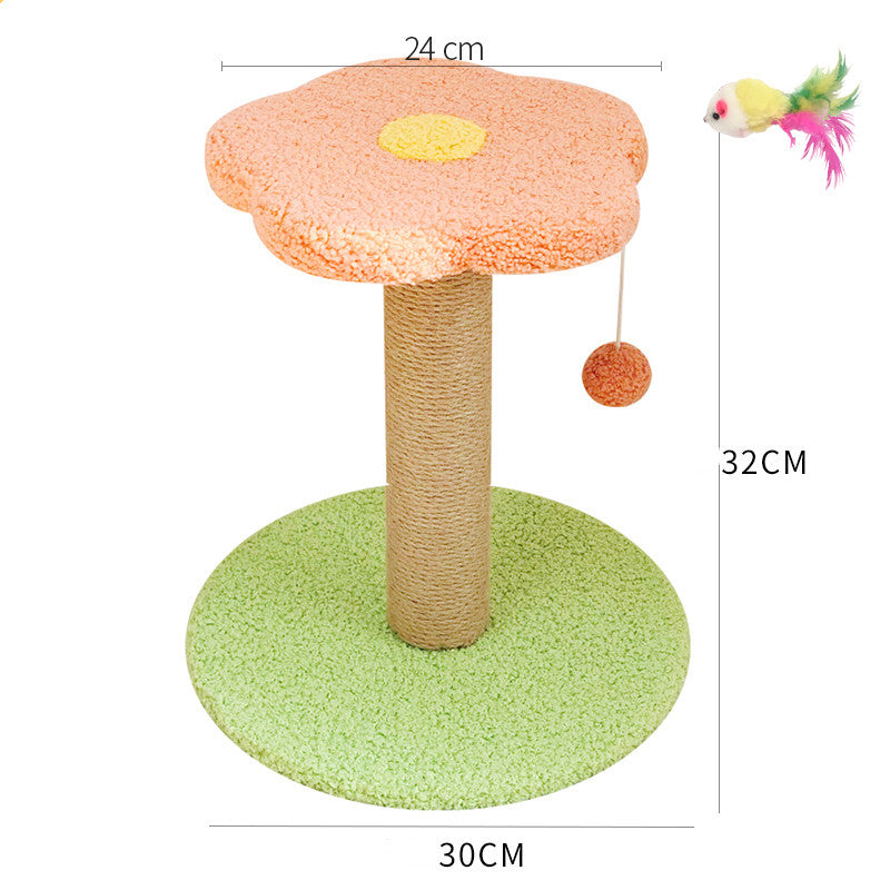 Pet Nail Grinding And Teasing Toy For Indoor Pets