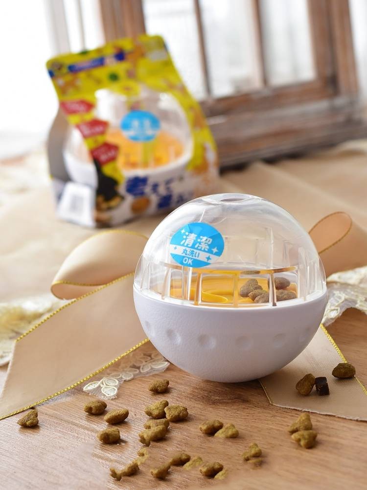Interactive Pet Tumbler Puzzle Toy Food Dispensing Ball