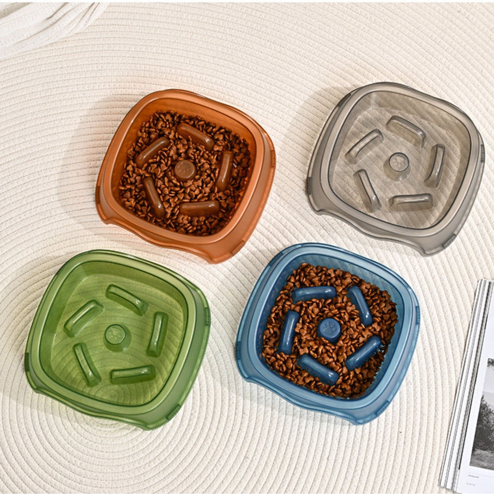 Pet Slow Feeding Anti Choking Water And Food Bowl