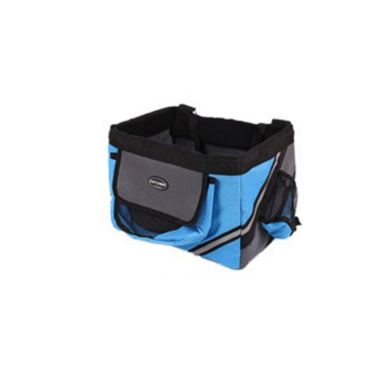 Pet Bicycle Front Carrier Basket Removable Travel Bag