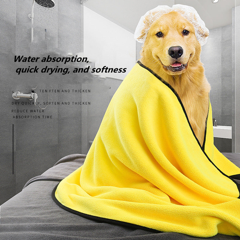 Pet Quick Dry Absorbent Soft Microfiber Bath Towel