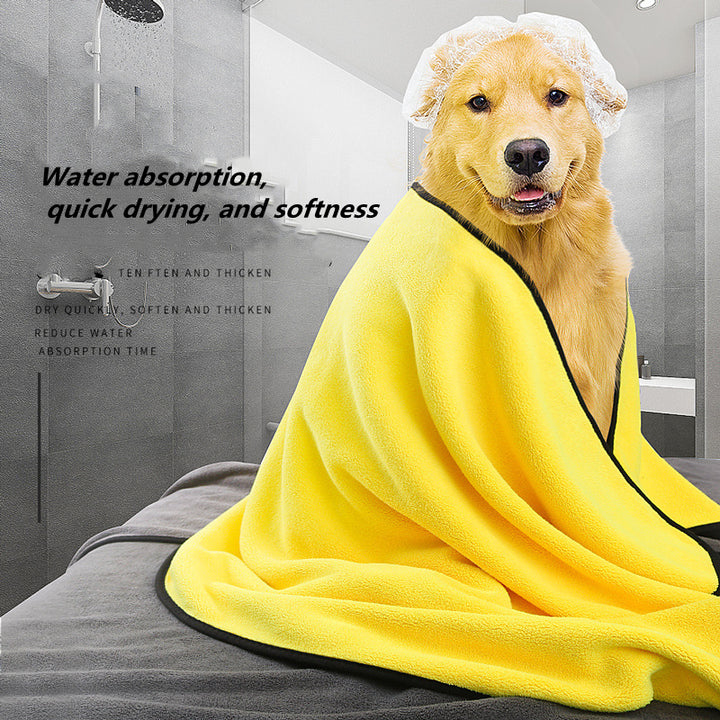 Pet Quick Dry Absorbent Soft Microfiber Bath Towel