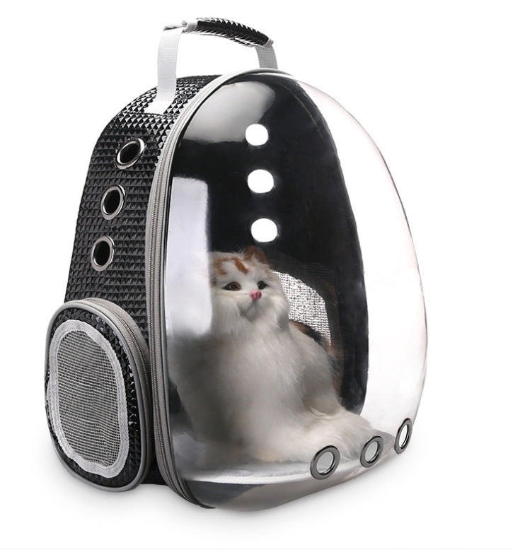 Portable Pet Backpack Carrier Bubble Space Capsule Design Rucksack