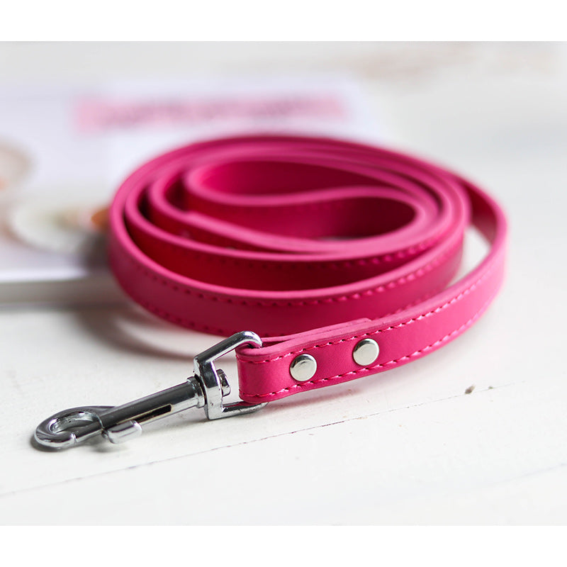 Pet Leash Collar Adjustable Walking Control Strap
