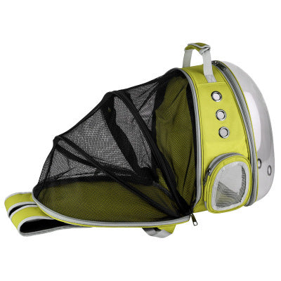 Portable Pet Backpack Carrier Bubble Space Capsule Design Rucksack