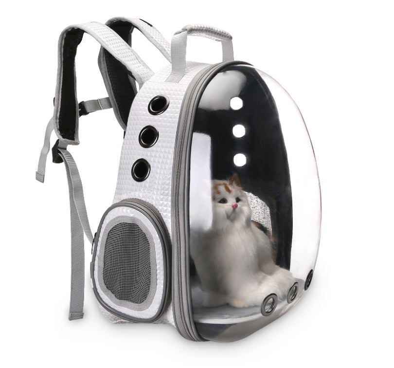 Portable Pet Backpack Carrier Bubble Space Capsule Design Rucksack