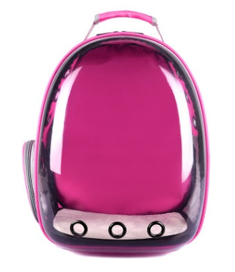 Portable Pet Backpack Carrier Bubble Space Capsule Design Rucksack