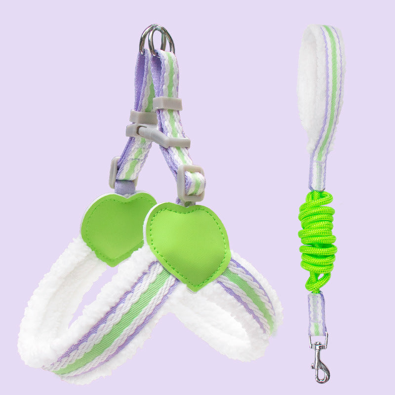 Breathable Chest Vest Pet Leash For Small And Medium Pets