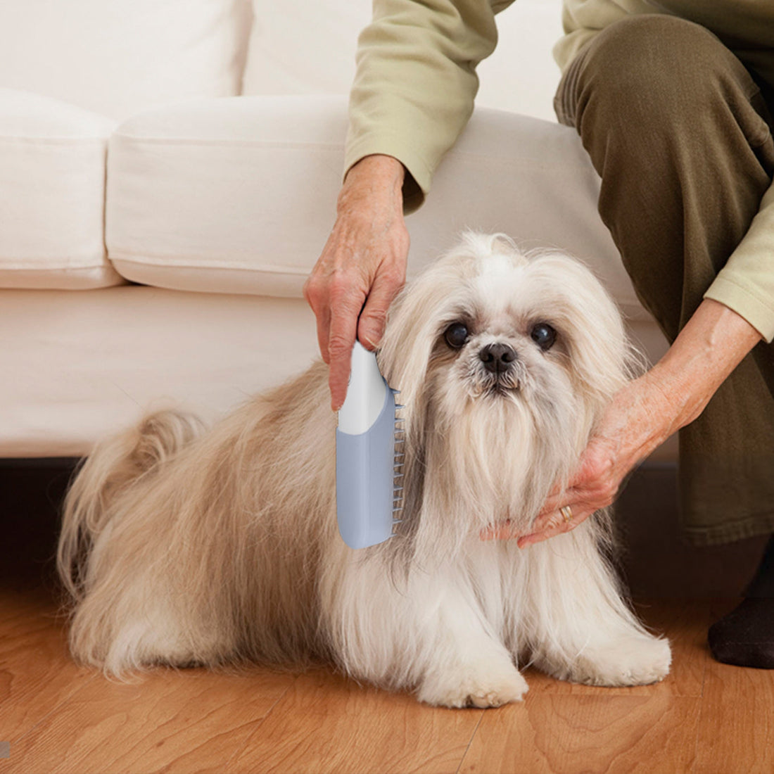 Pet Silicone Grooming Massage Brush For Cleaning And Fur Care
