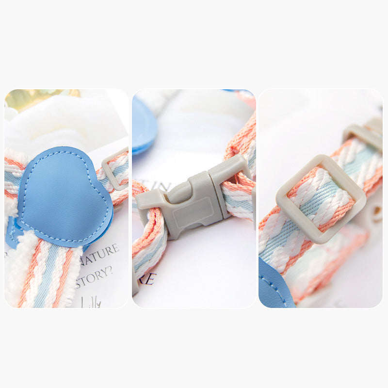 Breathable Chest Vest Pet Leash For Small And Medium Pets