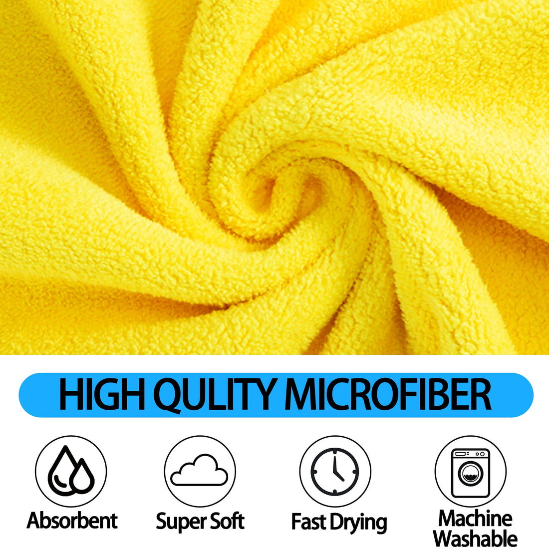 Pet Quick Dry Absorbent Soft Microfiber Bath Towel