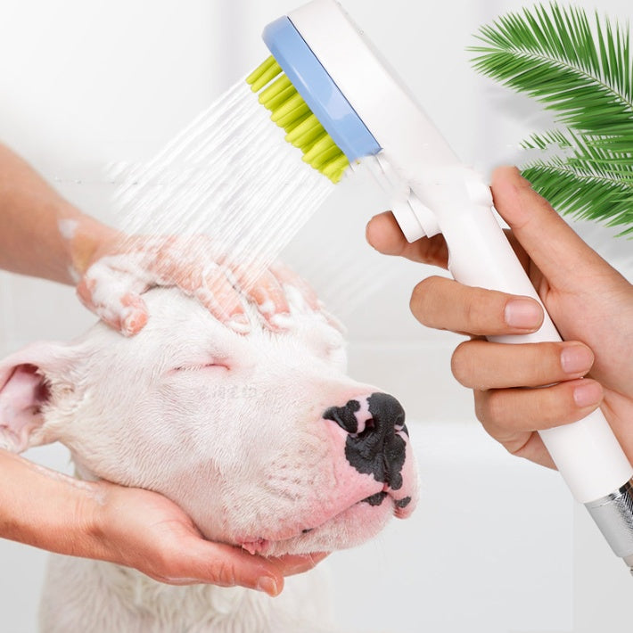 Pet Massage Comb Bath Brush Shower Head Cleaning Tool