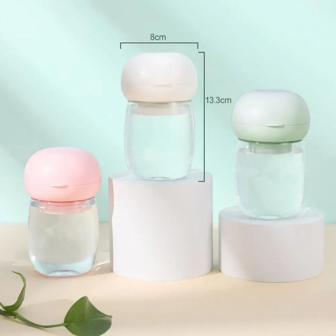 Portable Pet Water Bottle With Feeding Bowl For Outdoor Travel