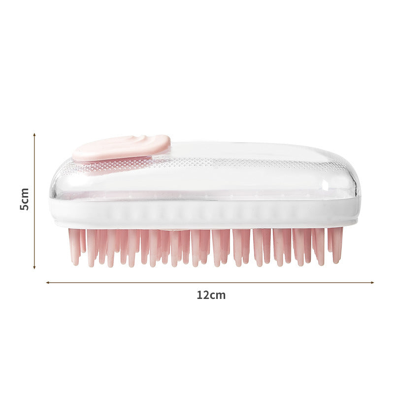 Silicone Pet Bath Brush For Massage And Deep Cleaning Care