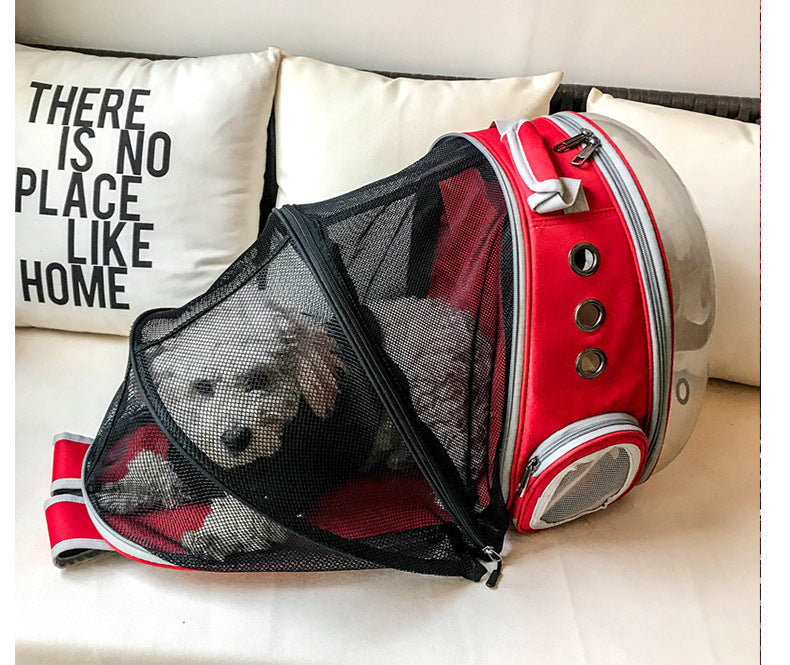 Portable Pet Backpack Carrier Bubble Space Capsule Design Rucksack
