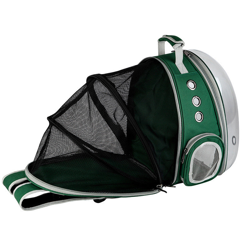 Portable Pet Backpack Carrier Bubble Space Capsule Design Rucksack