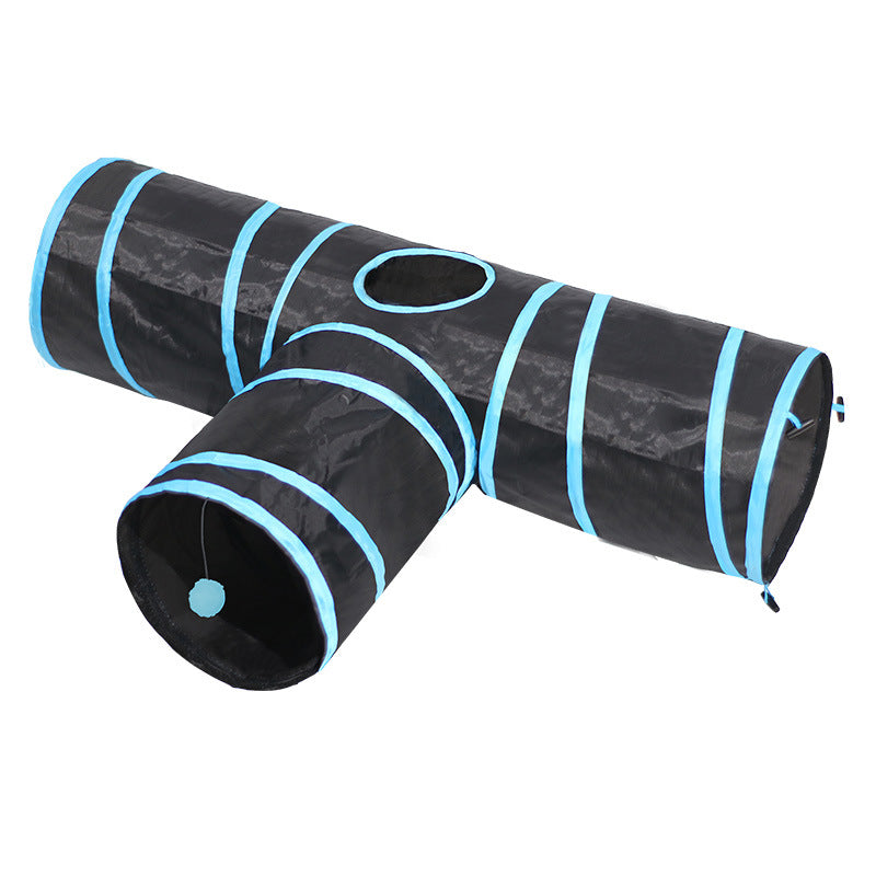 Pet Foldable Cat Tunnel Climbing Play Toy