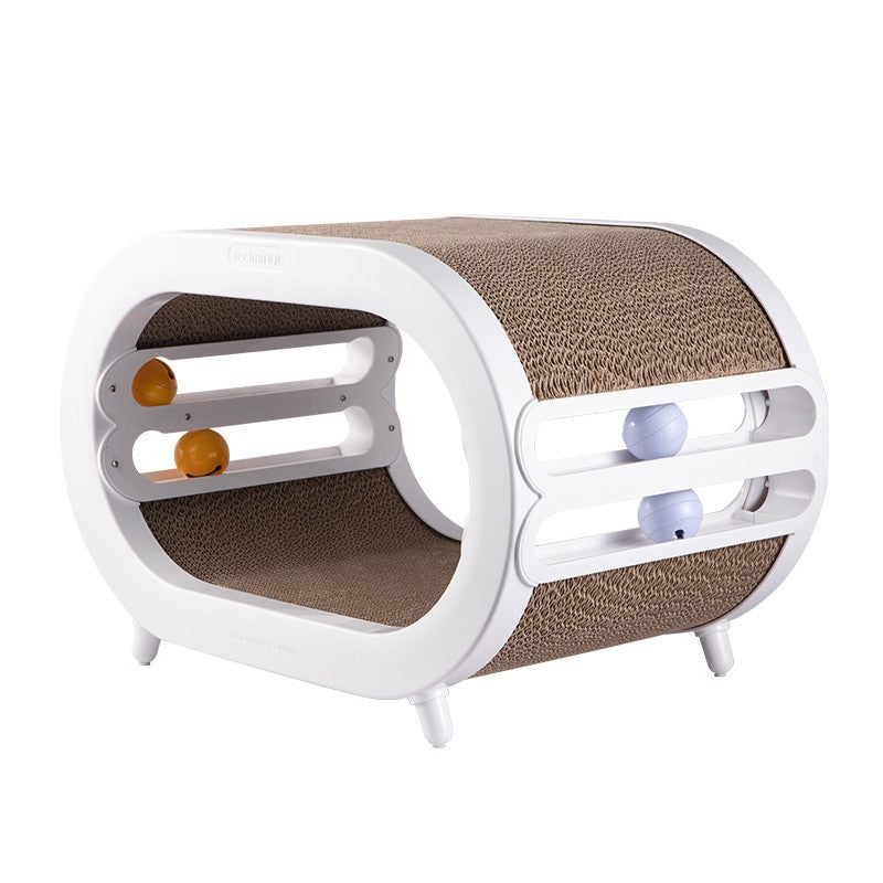 Scratch Nest Villa Chamfer Interactive Pet Scratching Board Toy