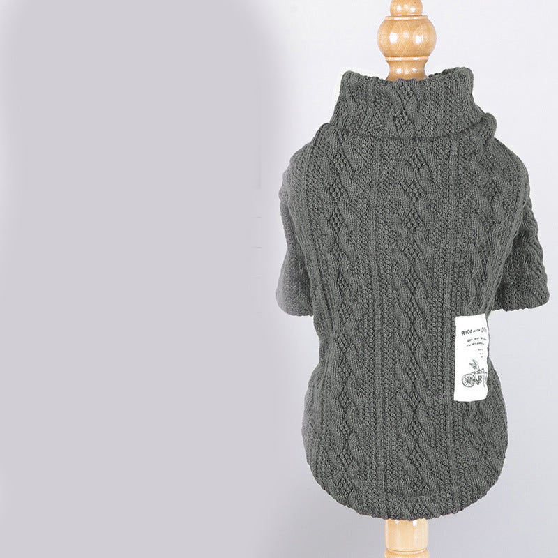 Pet Warm Sweater Cozy Knitted Winter Wear