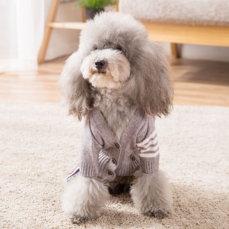 Warm Pet Sweater Coat For Cozy Winter Comfort