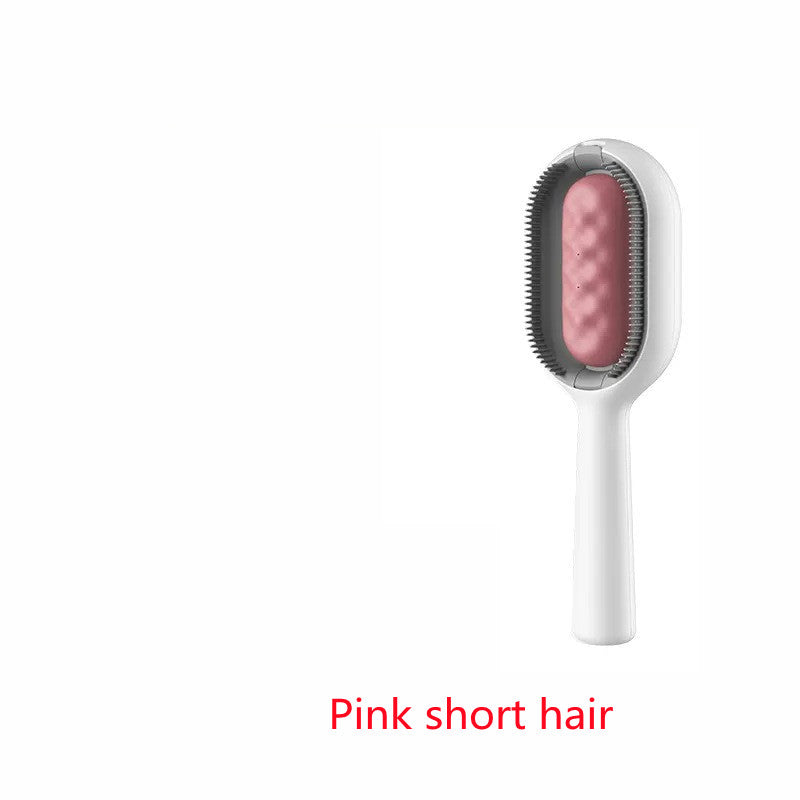 Pet Grooming Brush With Hair Collection Tank For Shedding Control