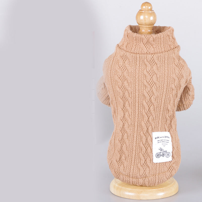 Pet Warm Sweater Cozy Knitted Winter Wear