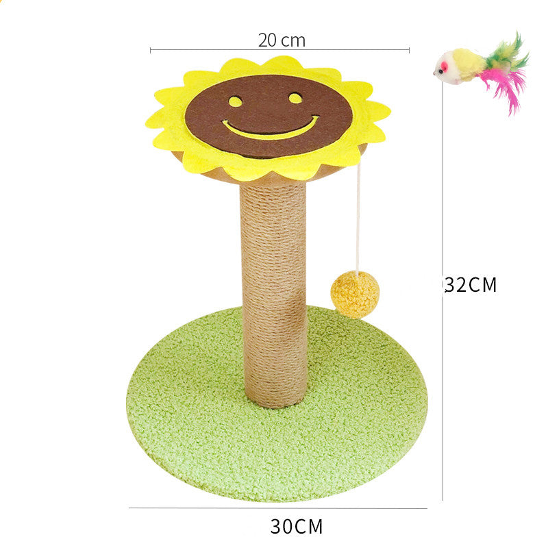 Pet Nail Grinding And Teasing Toy For Indoor Pets