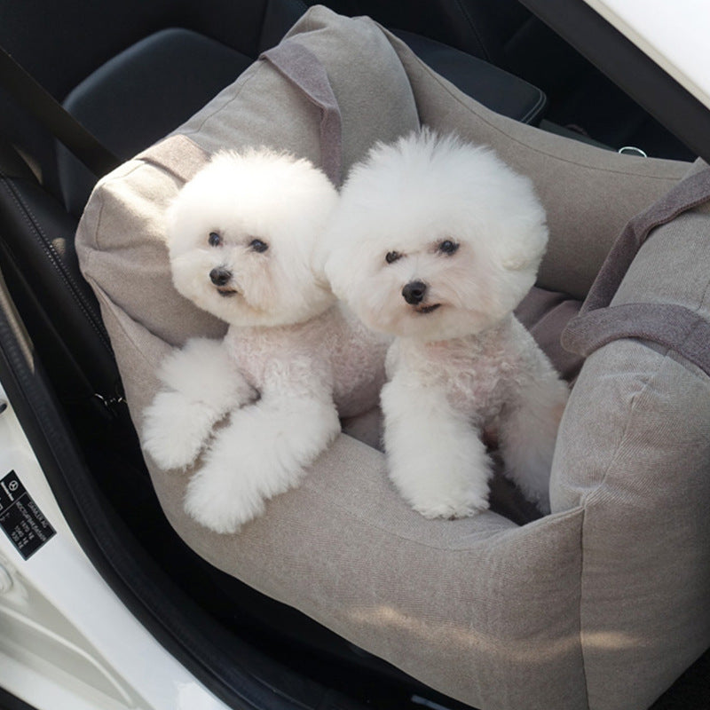 Pet Waterproof Car Carrier Seat Travel Safety Bed