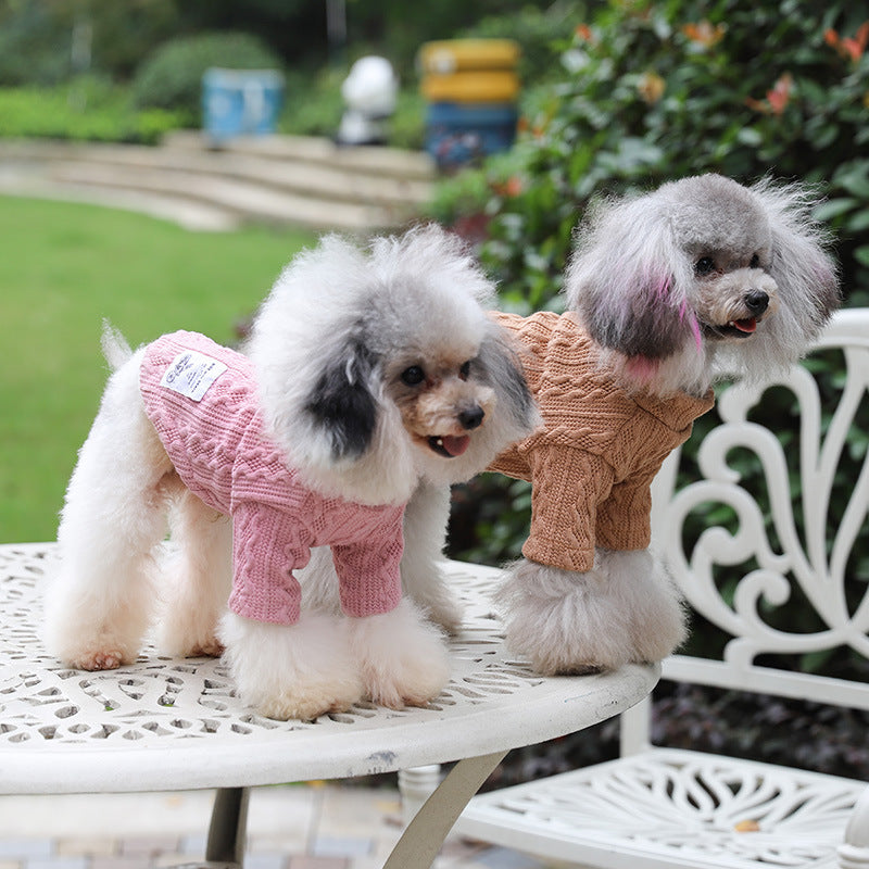 Pet Warm Sweater Cozy Knitted Winter Wear
